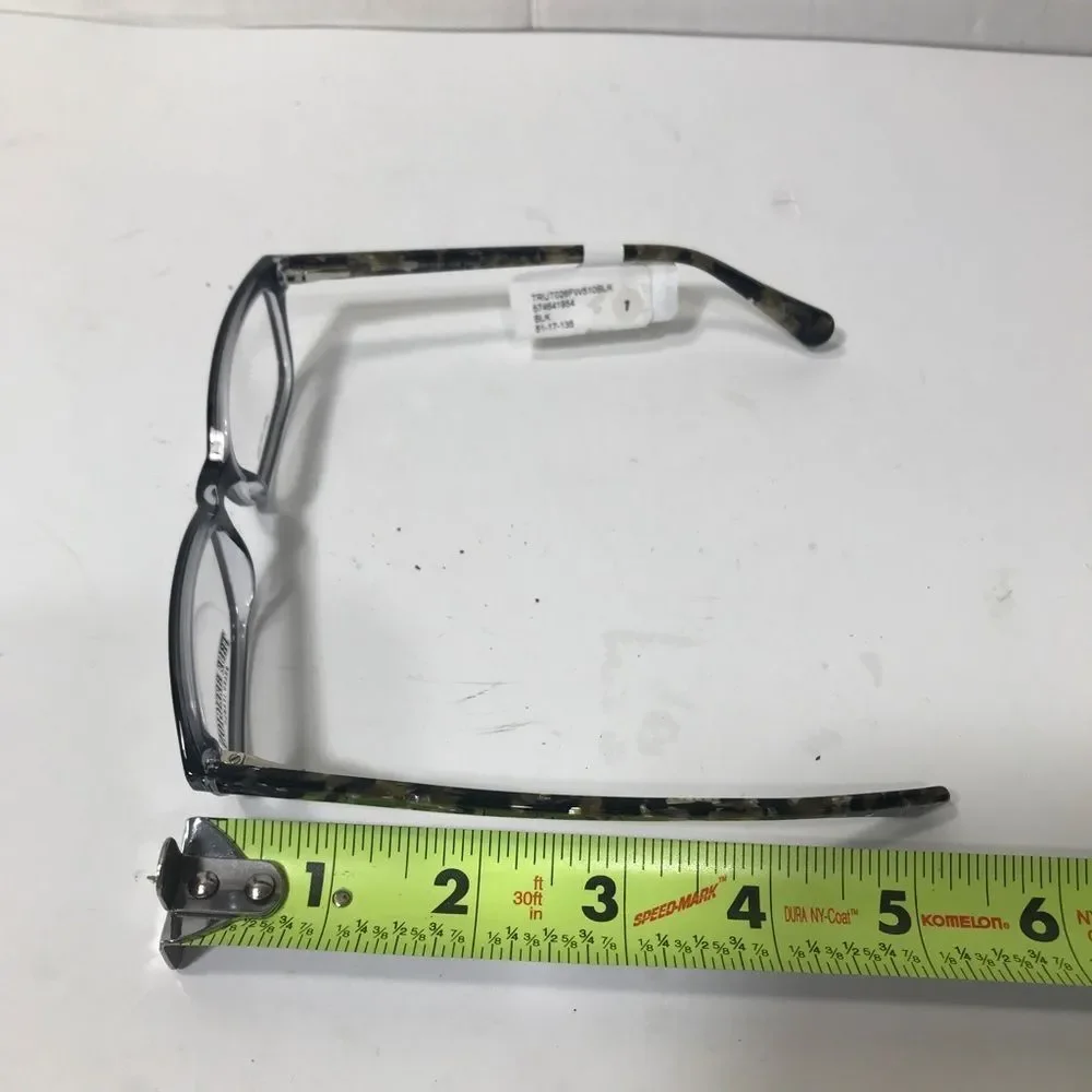 TRUE RELIGION Womens Full Rim Eyeglasses Frames 51-17-135 with case